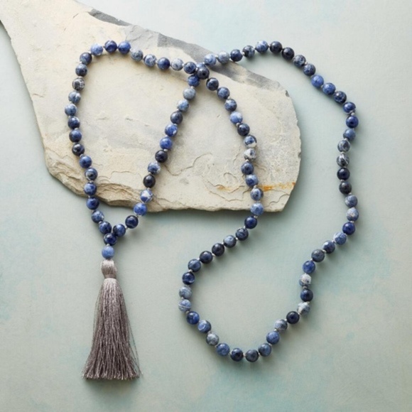 NEW Sundance Catalog Mala Prayer Tassel Necklace - Picture 2 of 4